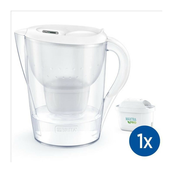 Brita carafe filtrante marella xl blanche (3,5l) inclus 1 cartouche maxtra pro all-in-1
