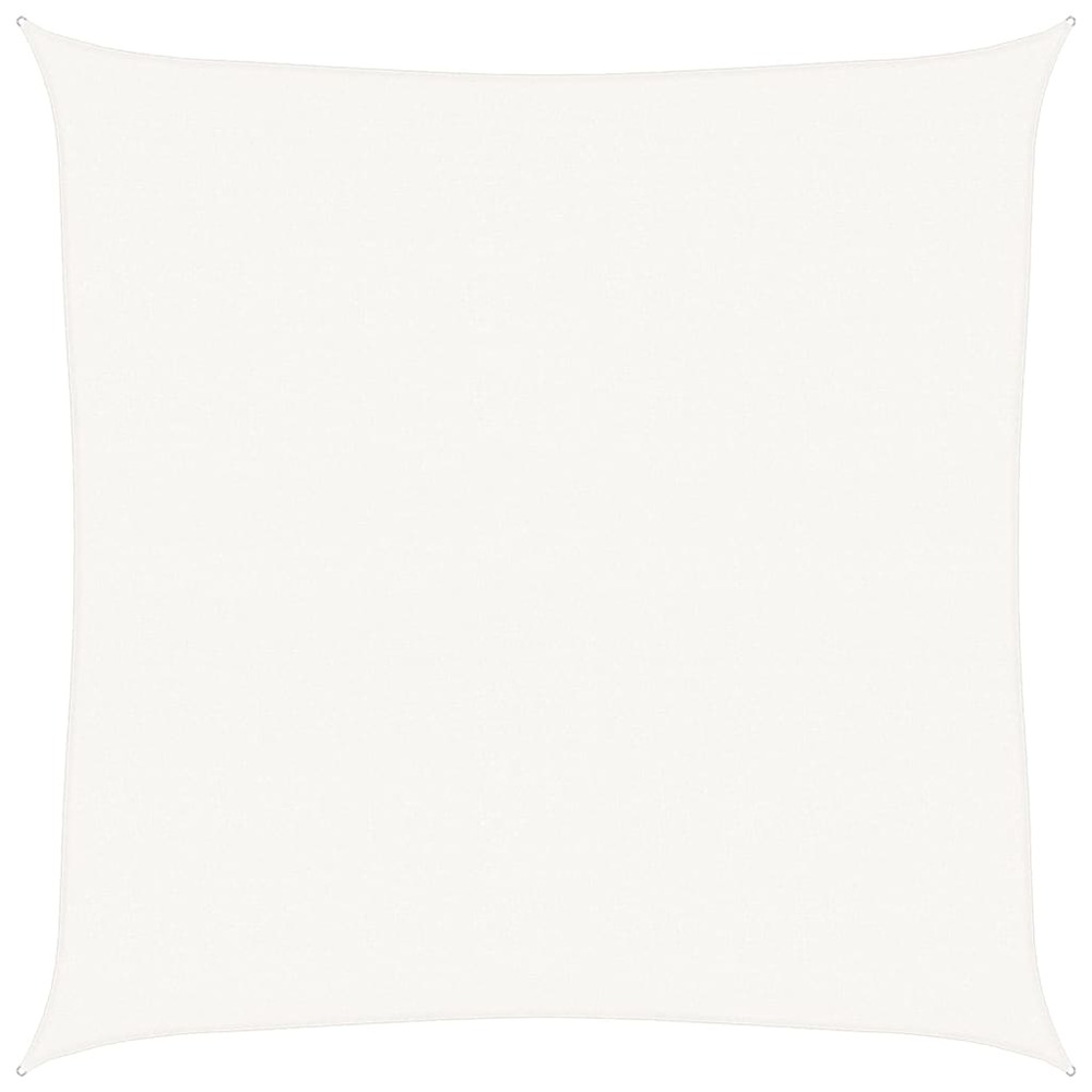 Voile d'ombrage 160 g/m² blanc 5x5 m pehd