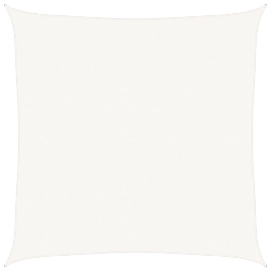 Voile d'ombrage 160 g/m² blanc 5x5 m pehd