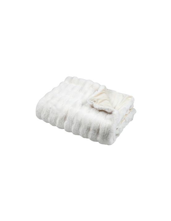 Plaid stof nebraska écru 130x150cm - stof