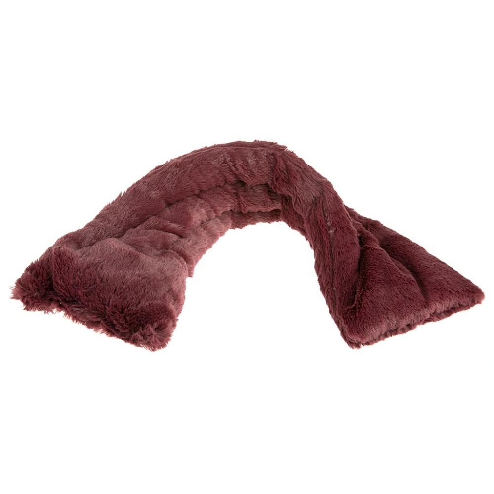 Bouillotte tour de cou prune