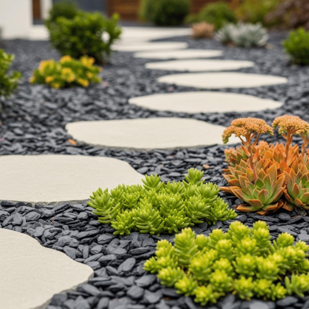 Ardoise noire 10/40 mm - big bag 1t (13 m²) - noir