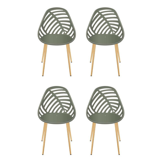 Lot de 4 chaises de jardin