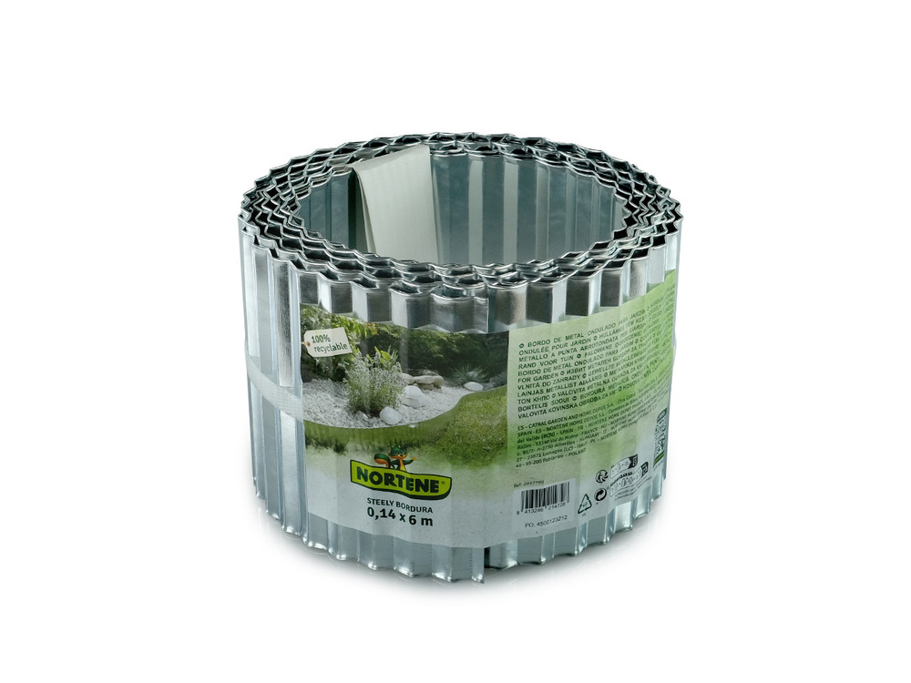 Bordure acier steely bordura - acier - 0,14 x 6 m