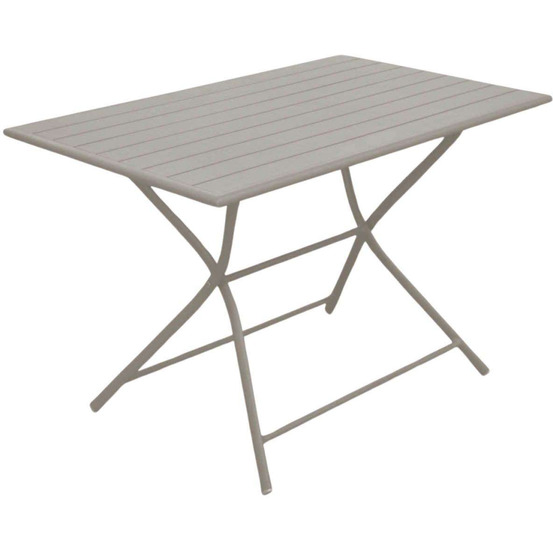 Table de jardin en aluminium 4 personnes globe