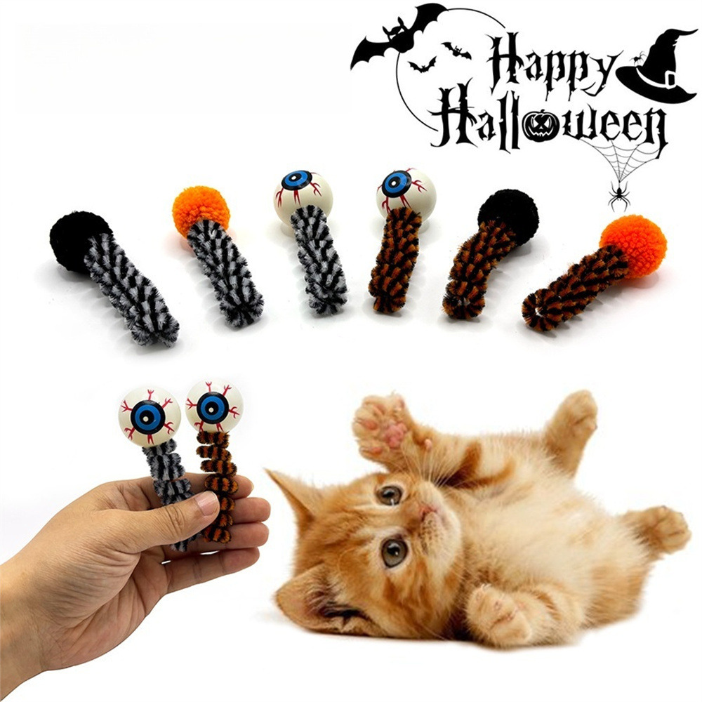 Ensemble de jouets d'halloween pour chats 8 pièce