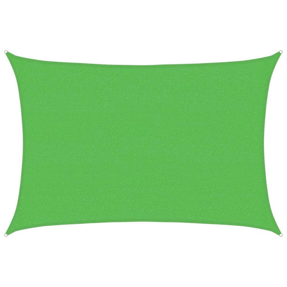 Voile d'ombrage 160 g/m² vert clair 2,5x4 m pehd
