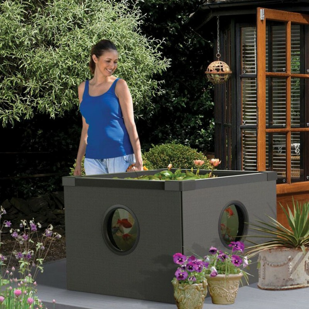 Bassin aquarium extérieur 950 x 950 x 700 mm