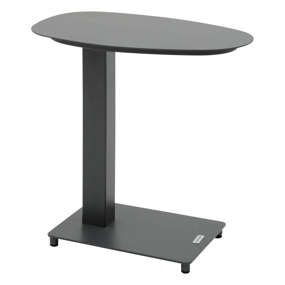 Table d'appoint de jardin venuzia graphite 50 x 50cm en aluminium
