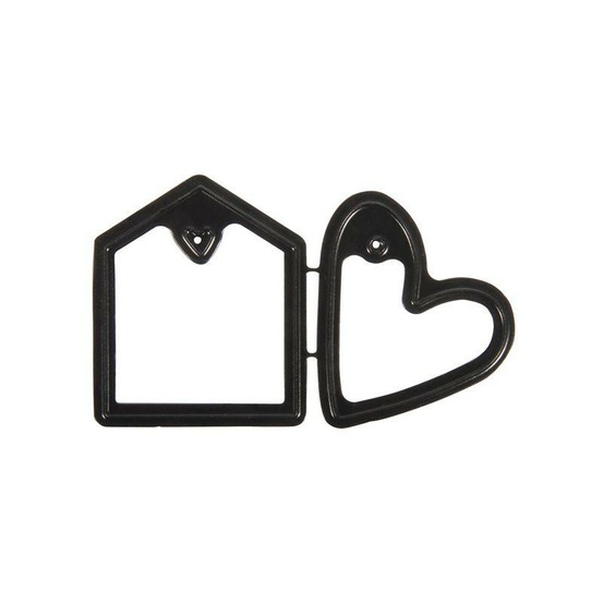 Matrice de découpe et d'embossage - étiquettes carrées et cœur