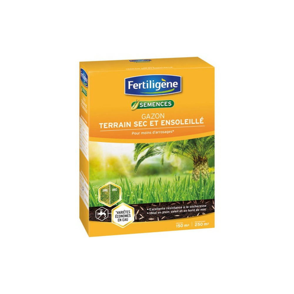 Gazon terra. sec/ensole. 150m² 3. 75kg/nc fertiligene - sec150