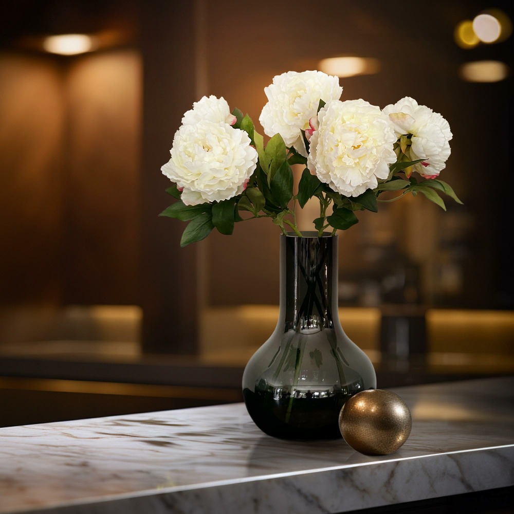 Lot de 5 - fleurs artificielles solo - h65 cm