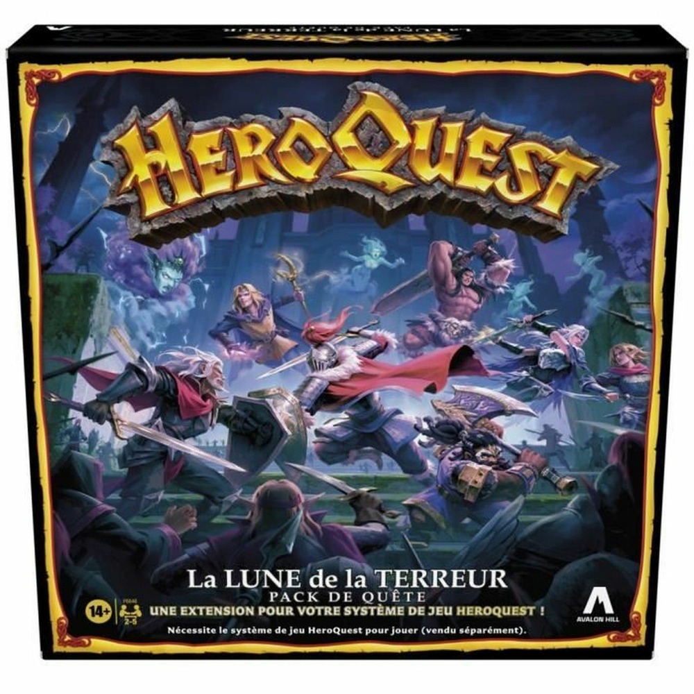 Jeu de rôle heroquest, pack de quete la lune de la terreur
