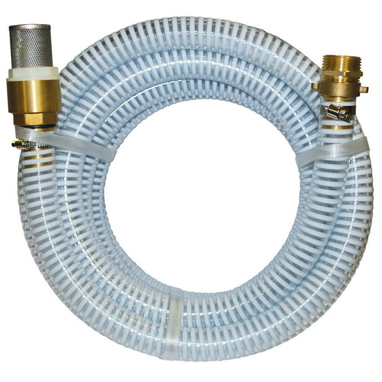 Kit d'aspiration avec tuyau de ø25 filetage 26x34