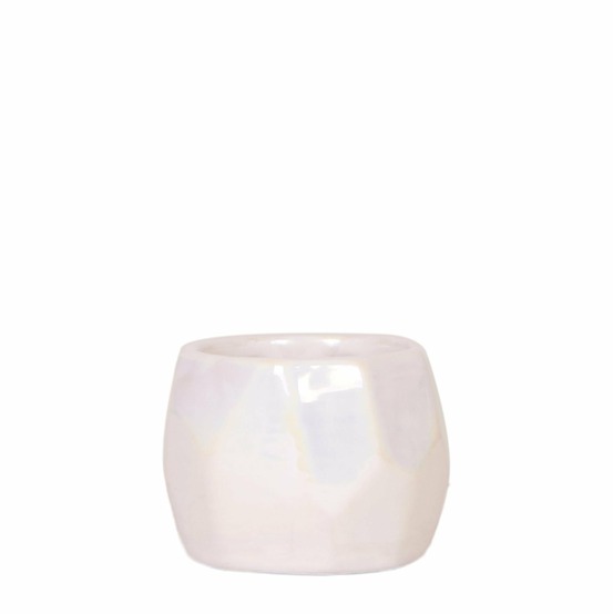 Pot pearl travertin luxe et éclat