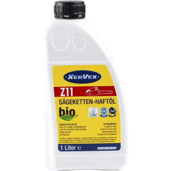 Huile adhésive bio pour chaîne de tronçonneuse, 1000 ml