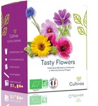 Mini kit prêt à pousser fleurs comestibles - calendula, bleuet, malva, cosmos, coquelicot