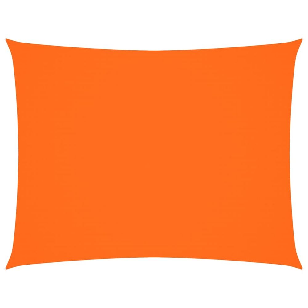 Voile de parasol tissu oxford rectangulaire 3x6 m orange