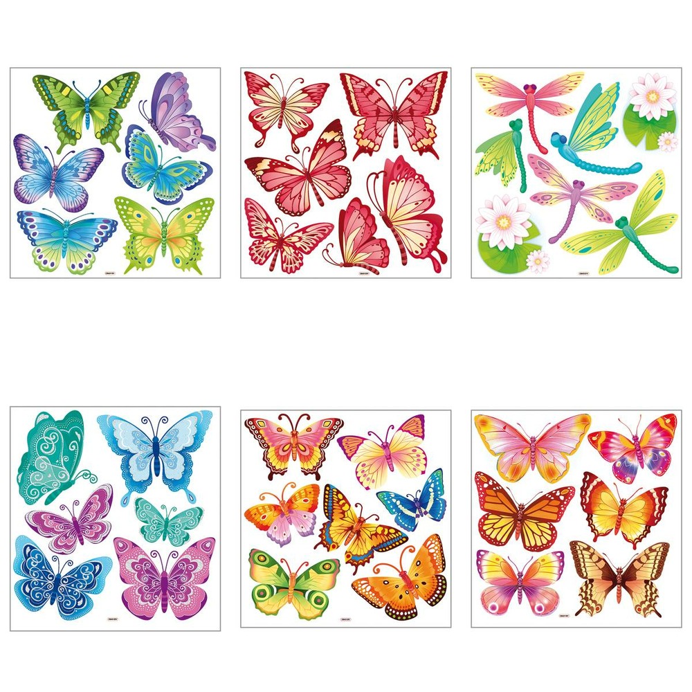 Sticker en relief papillon
