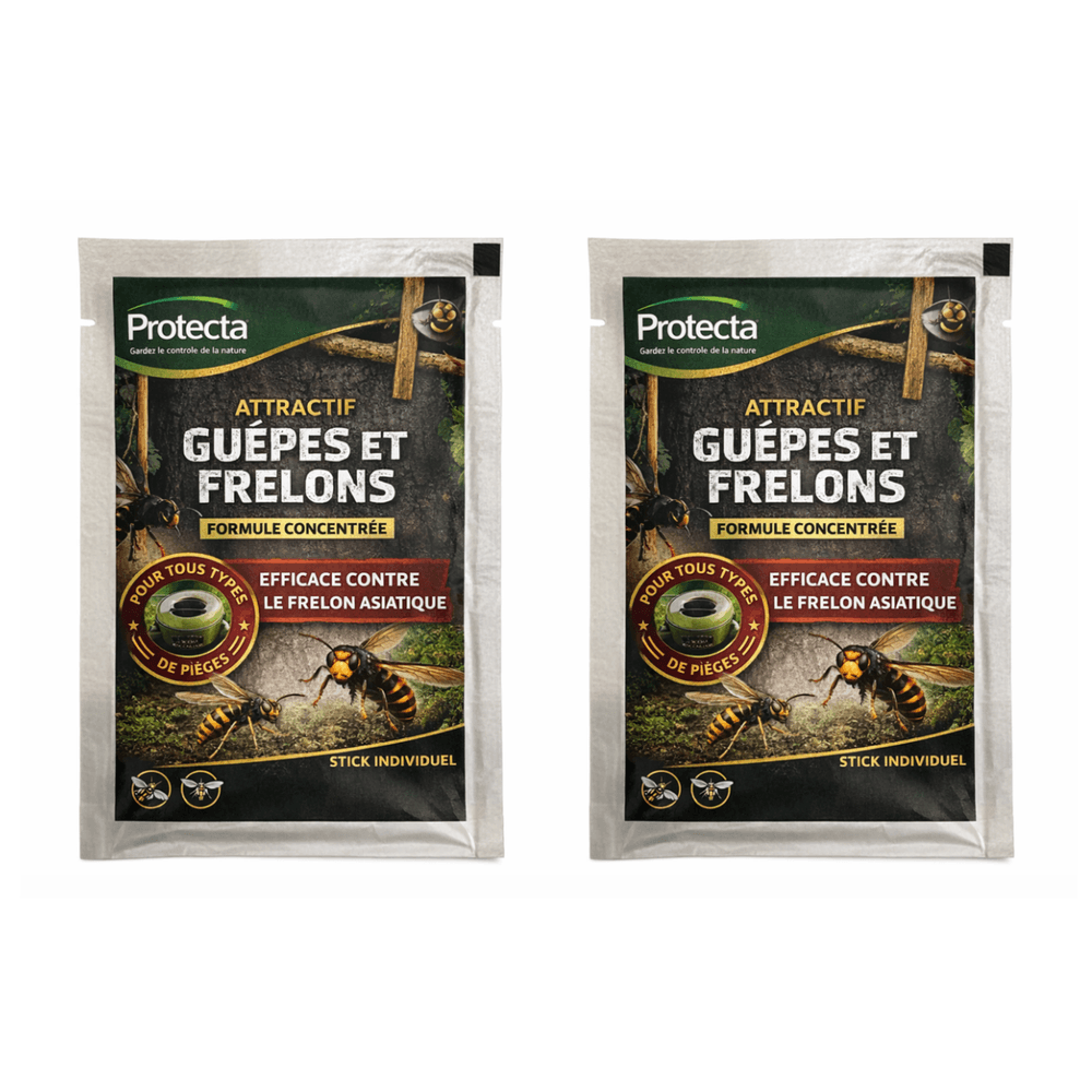 Lot de 2 stick attractif guêpes et frelons 50 ml