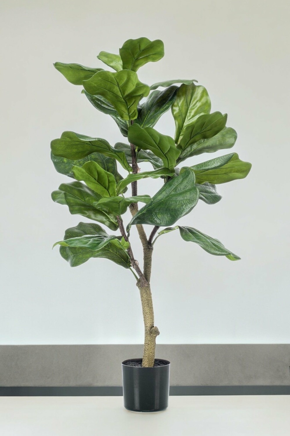 Ficus lyrata plante artificielle - h100cm, ø12cm