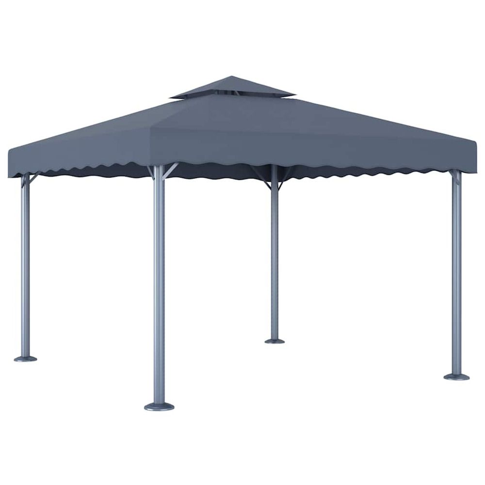 Tonnelle 300x300 cm anthracite aluminium