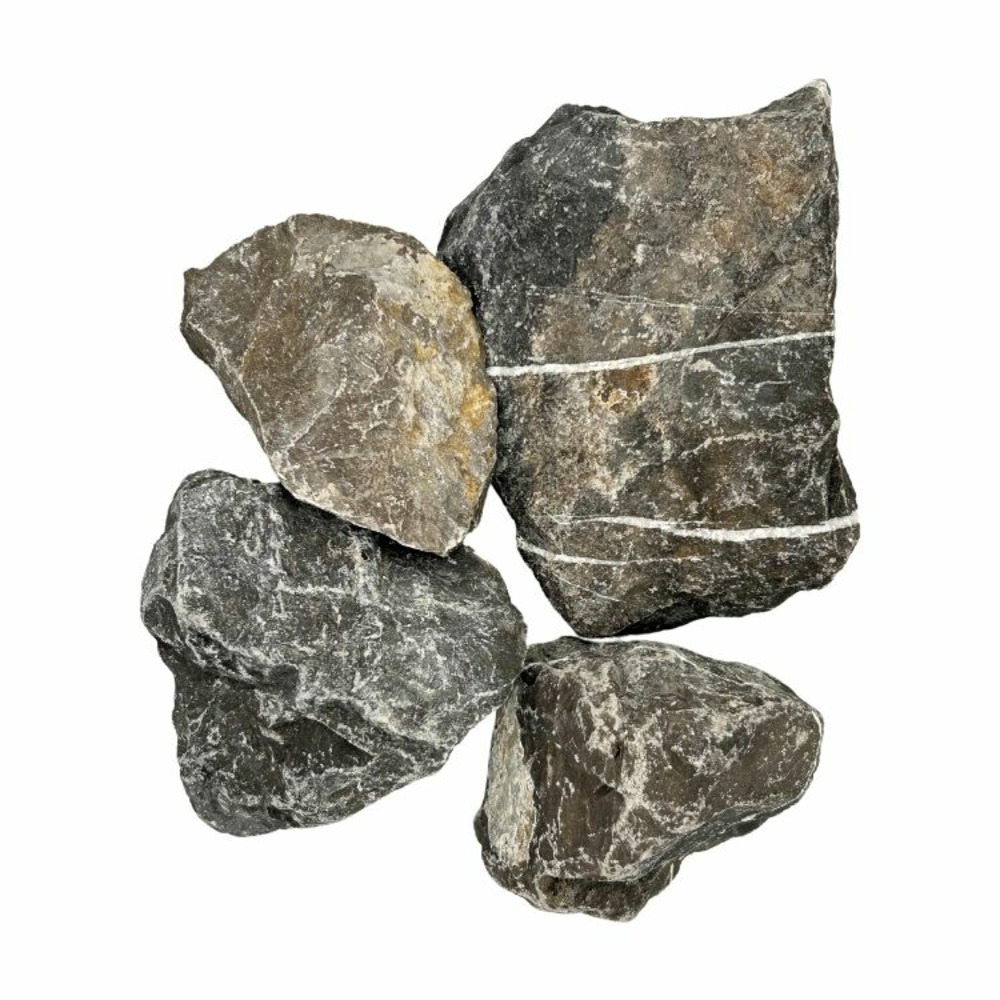 Pack +/- 1,5t ≃ 20m² (2 x 750 kg) ballast ou pierre à gabion gris ø 80/150 mm - livraison standard