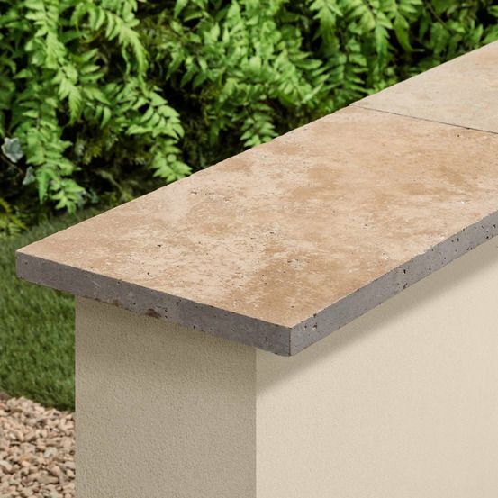 Couvertine travertin beige nuancé 61x33x3 cm (à l'unité) - ro'ma nature