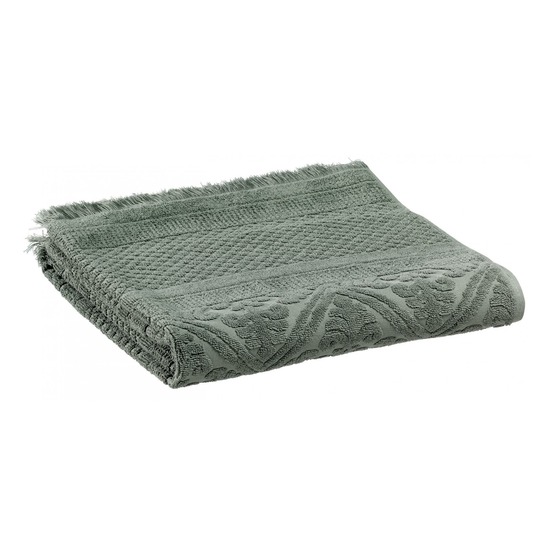 Drap de douche uni zoe thym 70 x 140 cm