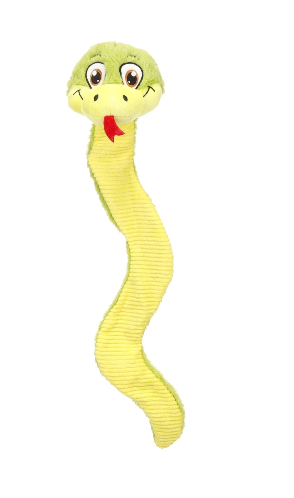 Peluche serpent grand yeux pour chien