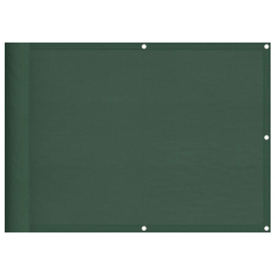 Écran de balcon vert foncé 75x1000 cm 100% polyester oxford