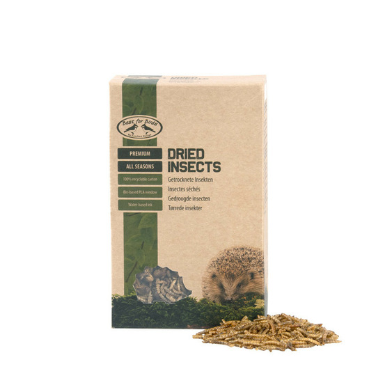 Nourriture hérisson insectes séchés 250 gr