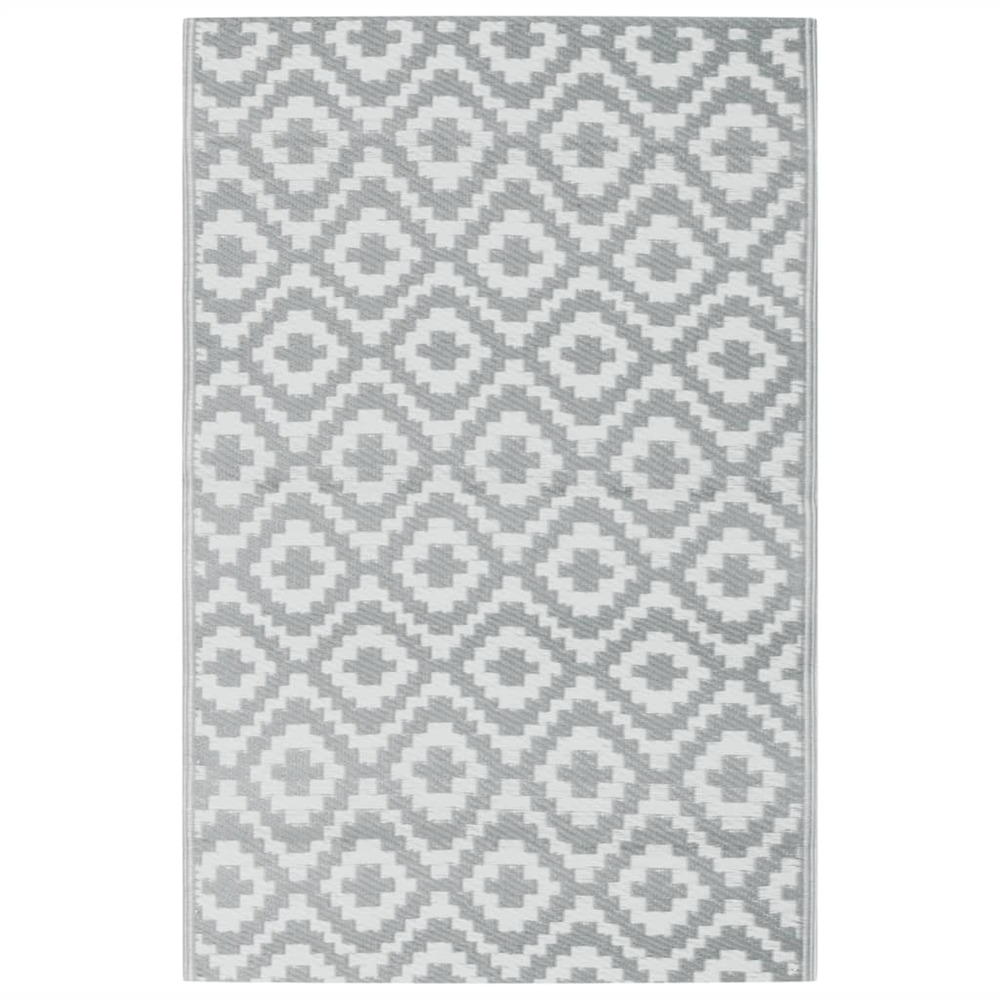 Tapis d'extérieur arakil gris 190x290 cm pp
