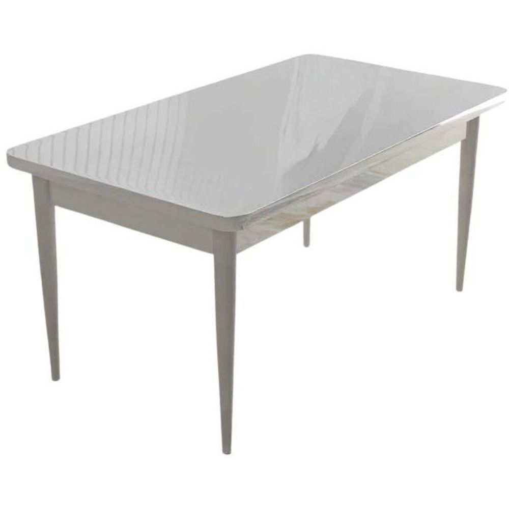 Table de repas en aggloméré nil blanc