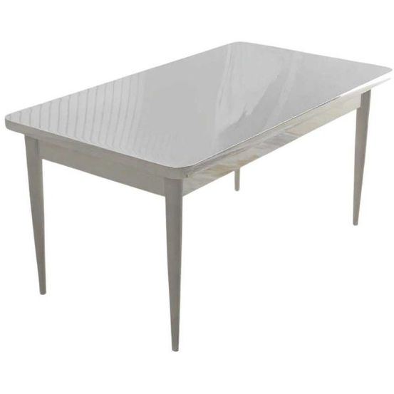 Table de repas en aggloméré nil blanc
