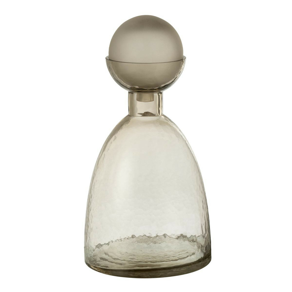 Vase bouteille bouchon en verre 