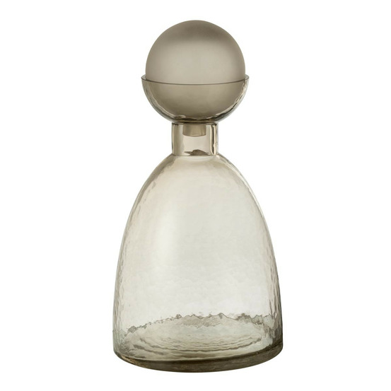 Vase bouteille bouchon en verre