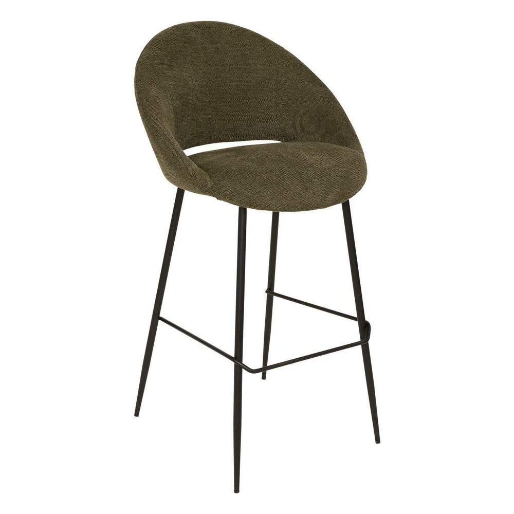 Lot de 2 tabouret de bar amago vert cèdre 54x52cm