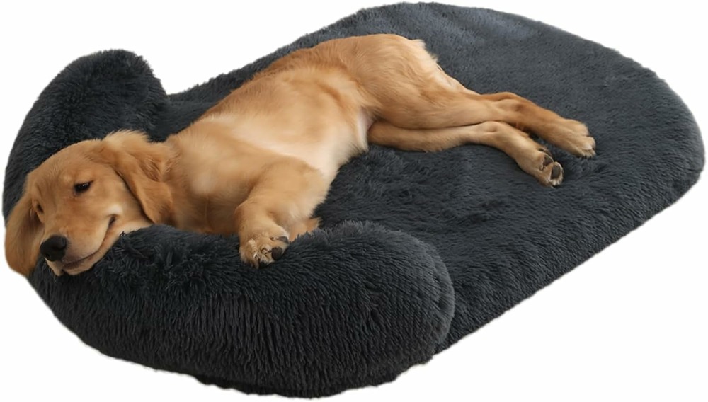 Panier chien orthopedique gris foncé s