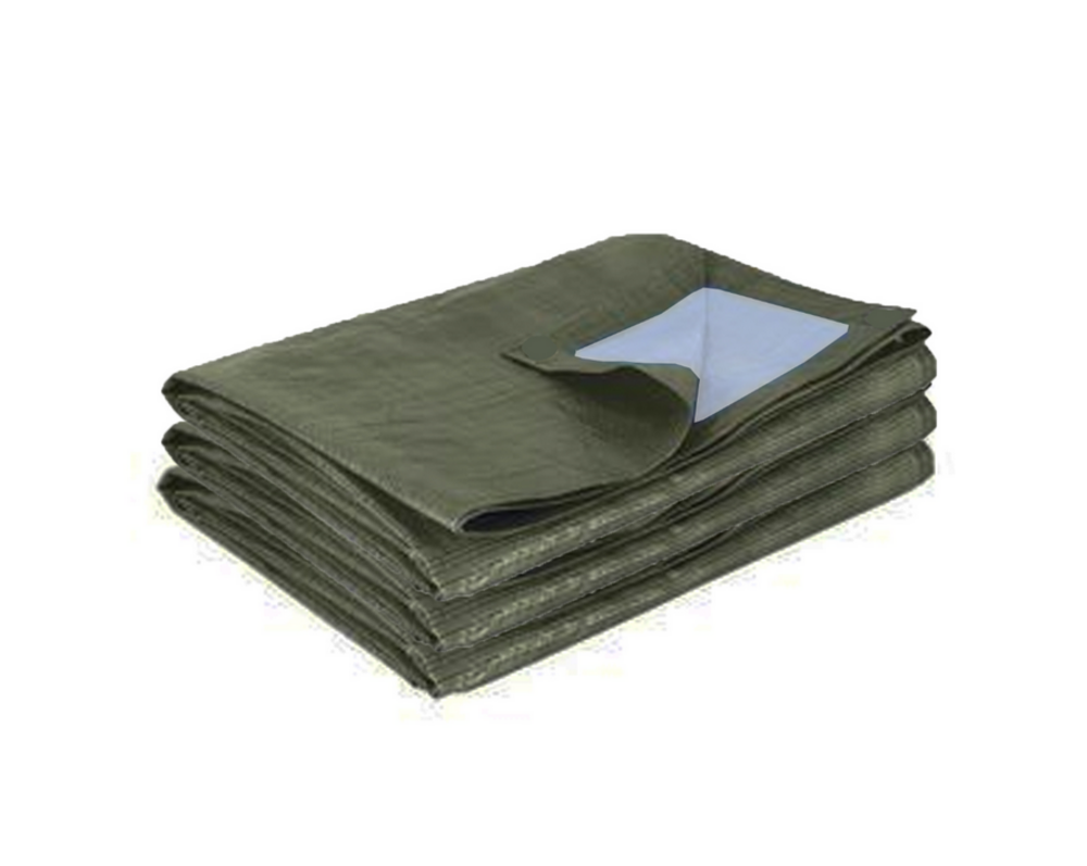 Bâche de protection bicolore vert foncé 195 gr/m2 pour at 3737 - at3737-cov