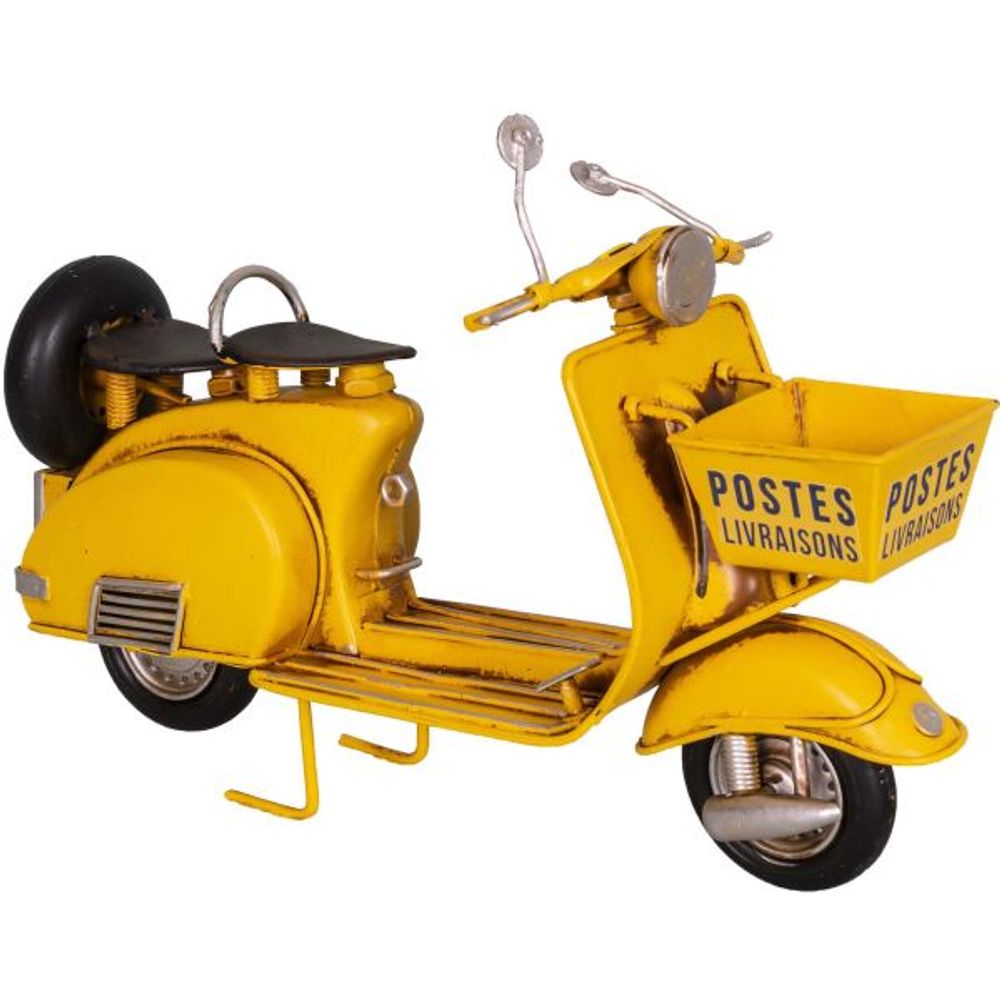 Scooter décoratif en métal livraisons