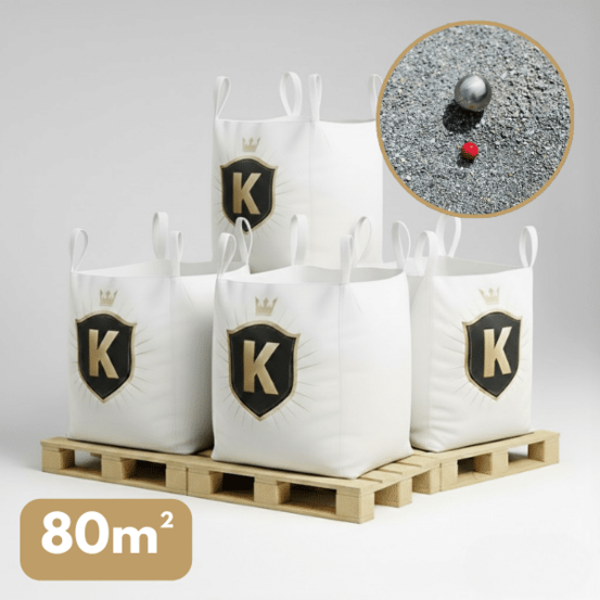 Sable des champions gris 0/8 mm – pack 4 big bag +/- 1,5t – pétanque