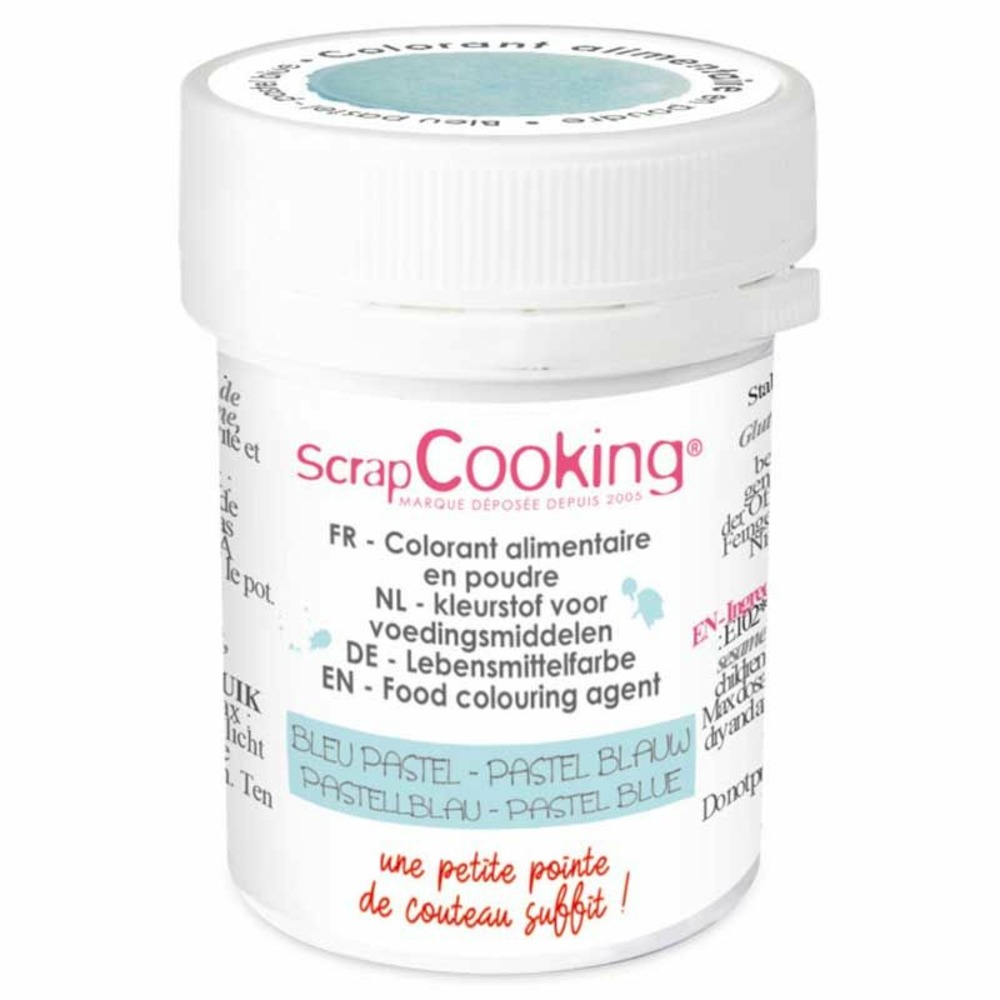 Colorant alimentaire bleu pastel 5 g