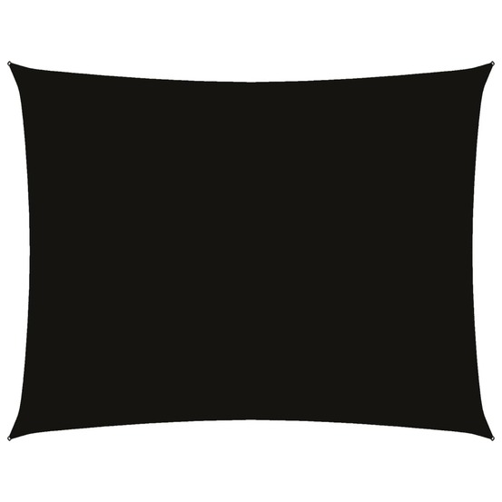 Voile de parasol tissu oxford rectangulaire 2x3,5 m noir