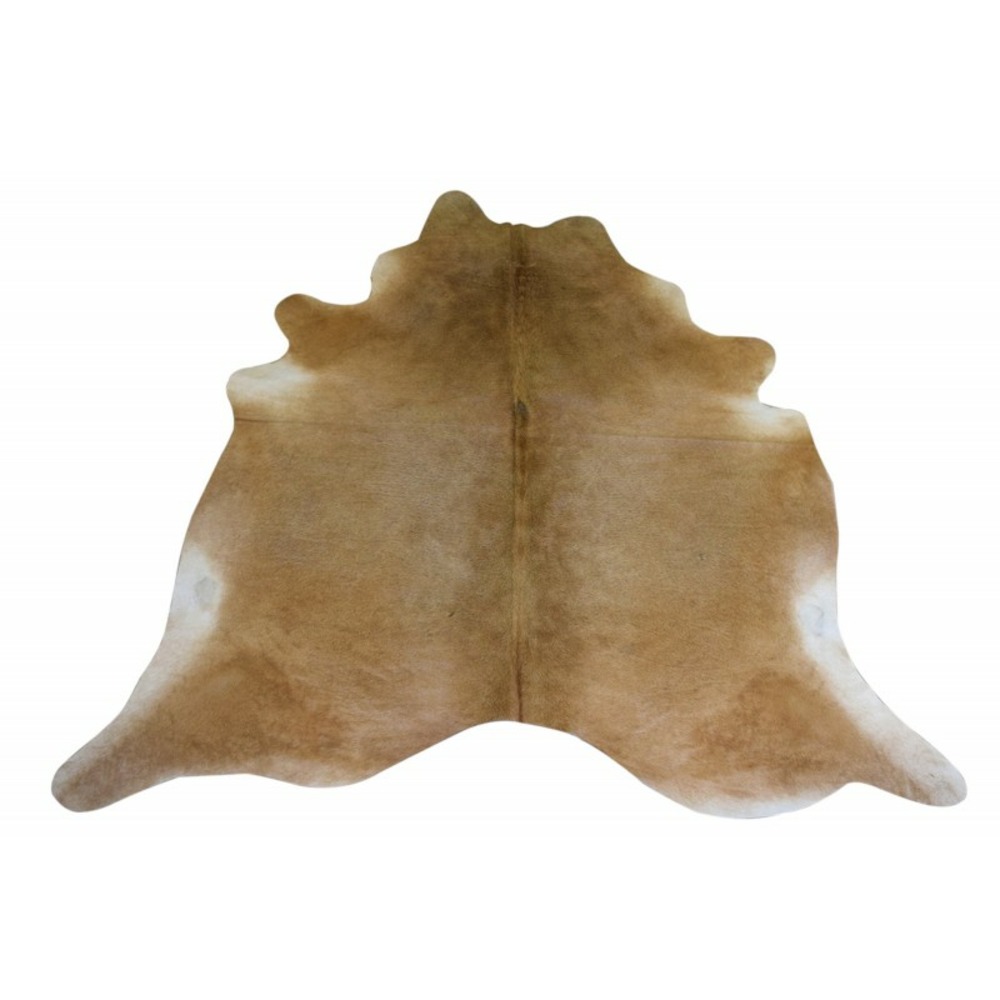 Tapis peau de vache beige 233 x 190 cm