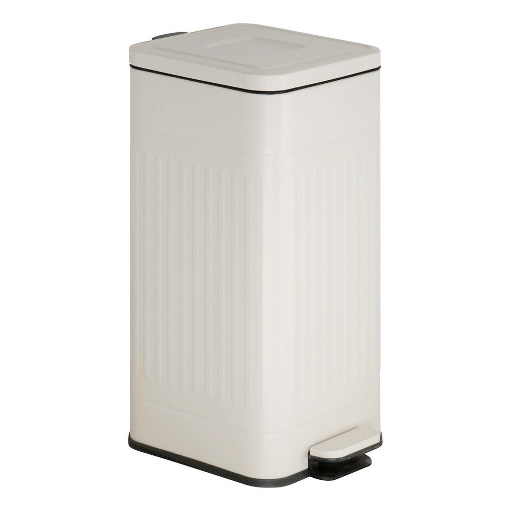 5five - poubelle nova avec pedale 30l beige 35x27x58 cm