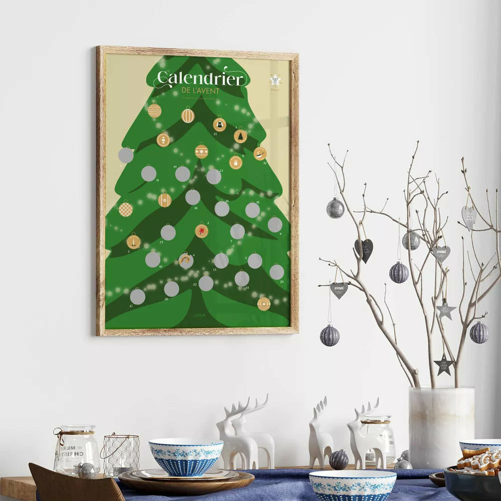 Calendrier de l'avent à gratter - en solo