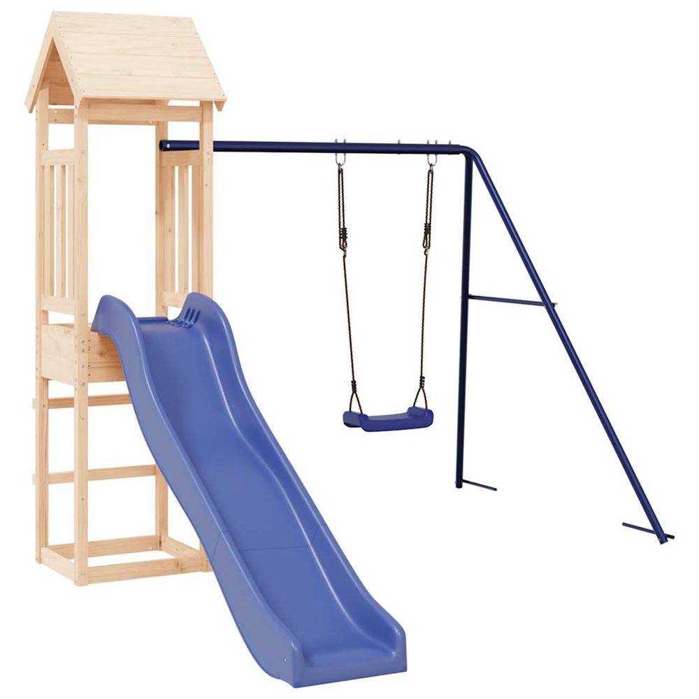 Aire de jeux d'extérieur bois de pin massif