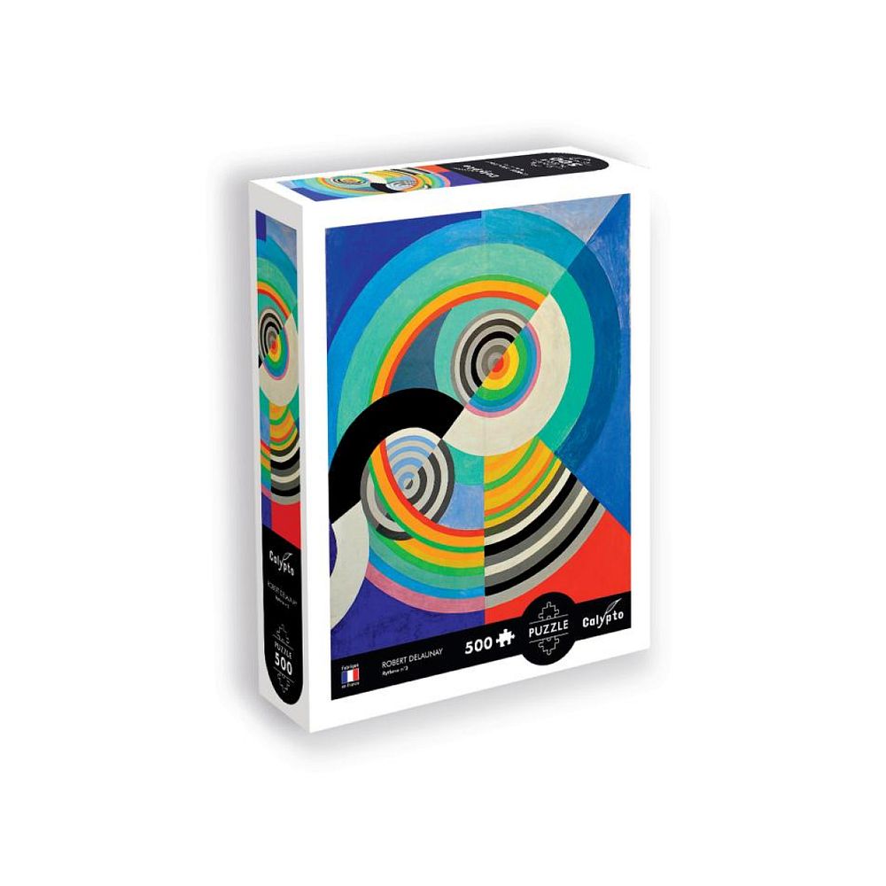 Puzzle 500 pieces - rythme n 3 - robert delaunay