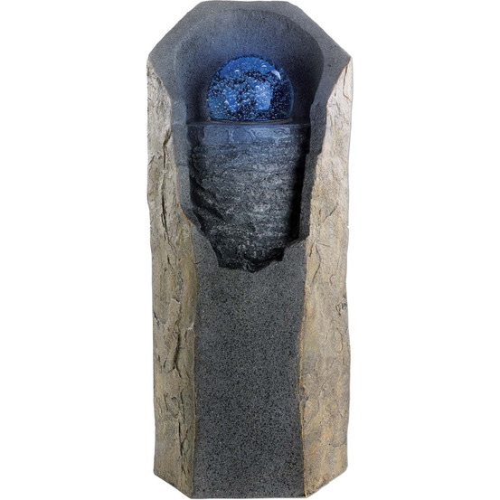 Fontaine en polyrésine avec led stone